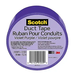 Scotch Duct Tape 1.88 in x 20 yd Violet Purple (920-PPL-C)