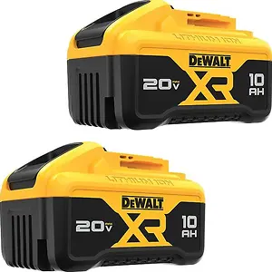 DEWALT 20V MAX XR Battery, 10.0Ah, 2-Pack