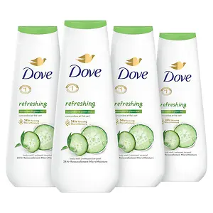 Dove Body Wash Refreshing Cucumber and Green Tea 4 Count