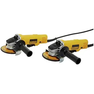 DeWalt 7.5 Amp Paddle Switch 4-1/2 in. Corded Angle Grinder, 2-Pk
