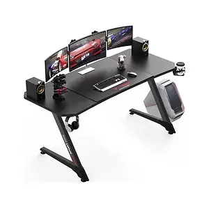 Vitesse 55-in Gaming Desk Ergonomic Office PC Computer Desk
