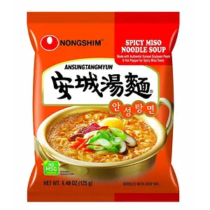 Nongshim Ansungtangmyun Noodle Soup, 4.4 Ounce (Pack of 16)