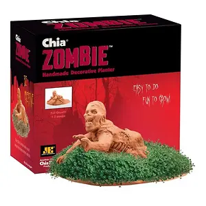 Chia Pet Zombie Dragging Drew with Seed Pack