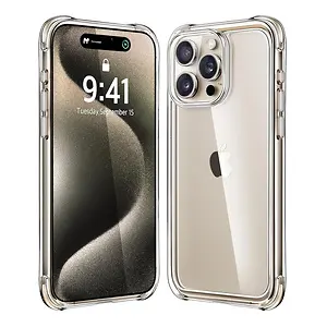 Mkeke for iPhone 15 Pro Case Clear