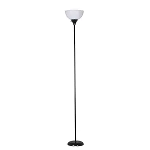 Mainstays 71" Floor Lamp, Black Plastic