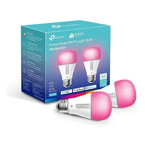 Kasa Full Color Changing Dimmable Smart Bulb KL135P2, 2-PK