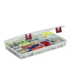 Plano ProLatch Stowaway Large Clear Organizer Tackle Box