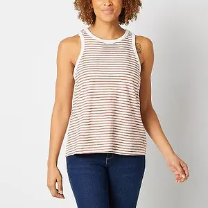 a.n.a Womens Round Neck Sleeveless Tank Top