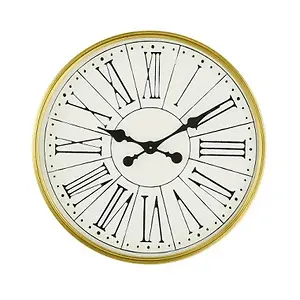 Home Decorators Collection Round Modern Wall Clock 24in