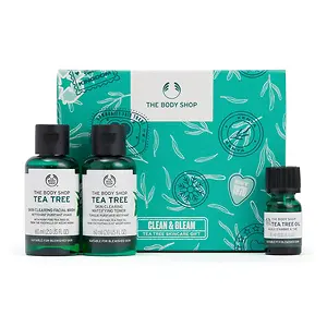 The Body Shop Clean & Gleam Tea Tree Skincare Gift Set