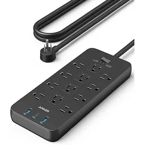Anker Power Strip Surge Protector 2100J 12 Outlets 5ft Extension