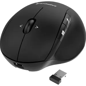 SABRENT Rechargeable Ergonomic 2.4GHz Wireless Mouse
