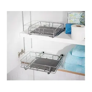 Pop-It Expanding Sliding Cabinet Organizers with Liners