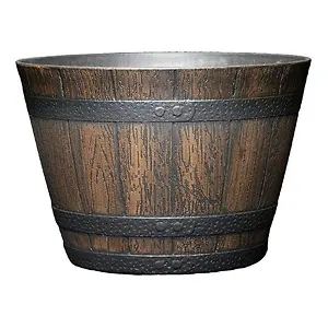 Classic Home and Garden S74D-037R 9-Inch Whiskey Barrel