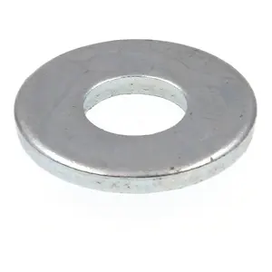 Prime-Line Flat Washers Sae #10X1/2-In OD Zinc Plated Steel, 50Pk