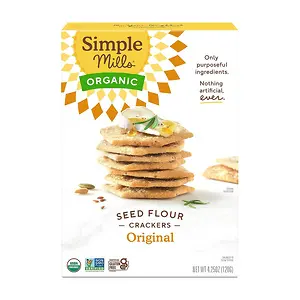 Simple Mills Organic Seed Crackers, Original 4.25 Ounce (Pack of 1)
