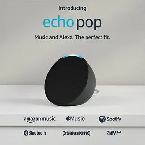 Echo Pop Full Sound Compact Smart Speaker With Alexa