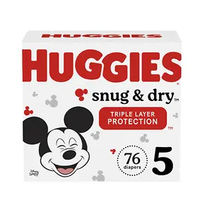 Huggies Snug & Dry Size 5 76 Ct Diapers
