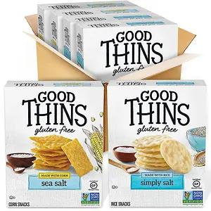 Good Thins Rice & Corn Snacks Gluten Free Crackers Variety Pack