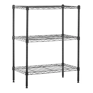 Amazon Basics 3-Shelf Adjustable Storage Shelving Unit