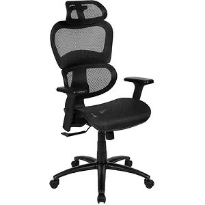 Flash Furniture LO Ergonomic Mesh Office Chair w/2-to-1 Synchro-Tilt