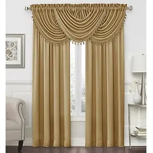 JCPenney Home Hilton Rod-Pocket Waterfall Valance