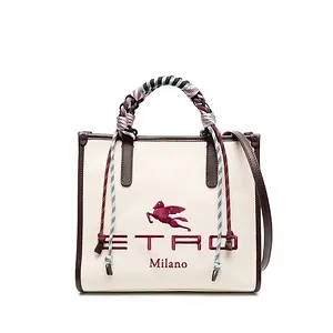 ETRO logo-embroidered tote bag