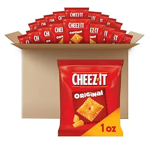 Cheez-It Cheese Crackers,40oz Case (40 Pouches)