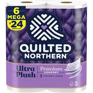 Quilted Northern Ultra Soft & Strong Toilet 6 Mega Rolls