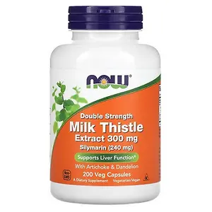 NOW Foods, Milk Thistle Extract, Double Strength, 300 mg, 200 v