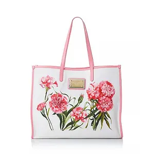 Dolce & Gabbana Floral Print Shopping Tote