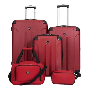 Travelers Club Chicago Hardside Expandable Spinner Luggages 5pcs