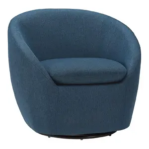 AmazonBasics Swivel Accent Chair Upholstered Armchair
