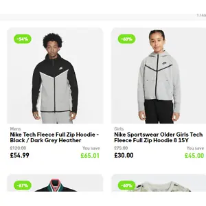 Footy UK: Take 50% OFF on Clothing Sale
