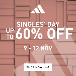 ADIDAS UAE: Up to 60% OFF Singles' Day Sale