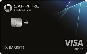 Chase Sapphire Reserve<span style="vertical-align: super; font-size: 12px; font-weight:100;">®</span>