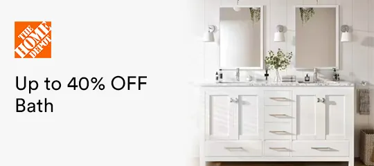 Home Depot: Up to 40% OFF Select Bath + Free Delivery