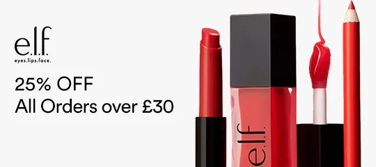 e.l.f. Cosmetics UK: 25% OFF All Orders over £30