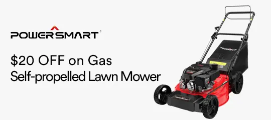 PowerSmart: $20 OFF on Gas Self-propelled Lawn Mower w/ Rear Wheels