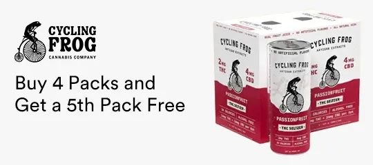 Cycling Frog: Buy 4 Packs and Get a 5th Pack Free