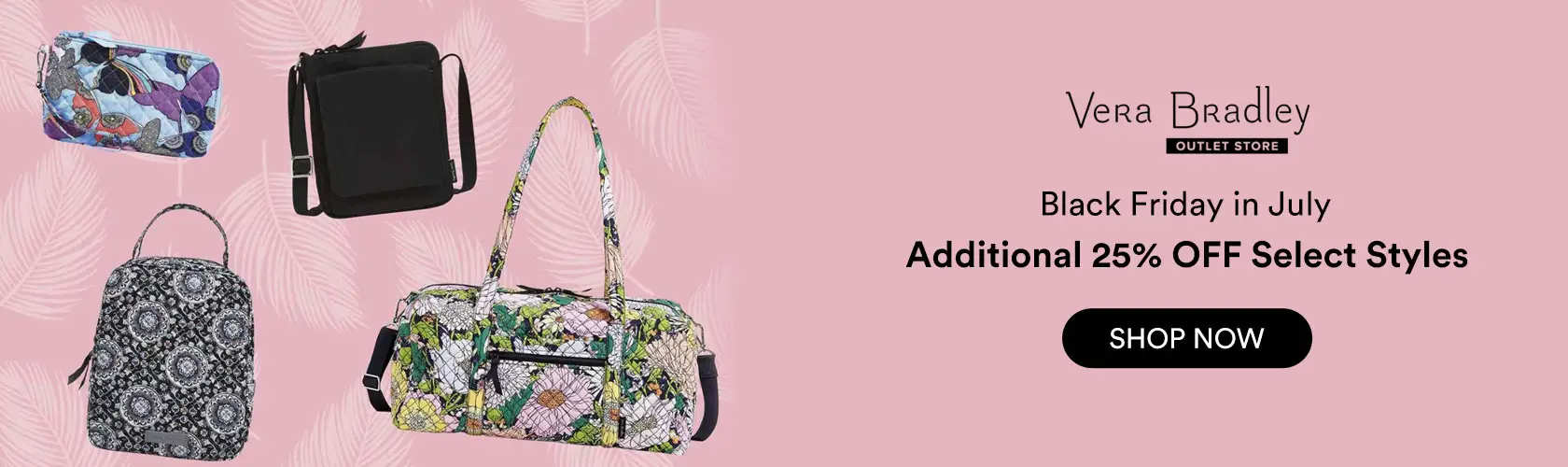 Vera Bradley Outlet: Additional 25% OFF Select Styles