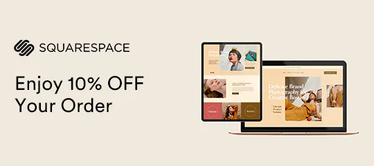 Squarespace: Save 10% OFF Sitewide