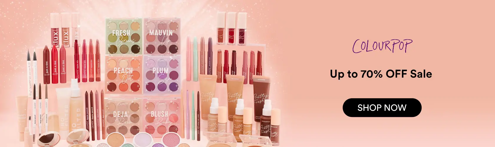 ColourPop: Up to 70% OFF Sale