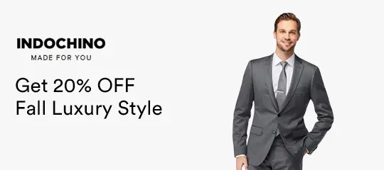 Indochino: Get 20% OFF Fall Luxury Style