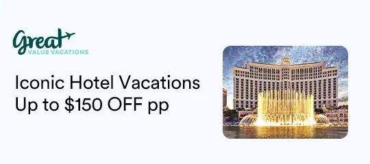 Great Value Vacations: Iconic Hotel Vacations Up to $150 OFF pp