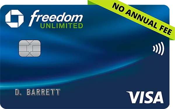 Chase Freedom Unlimited<sup>®</sup>