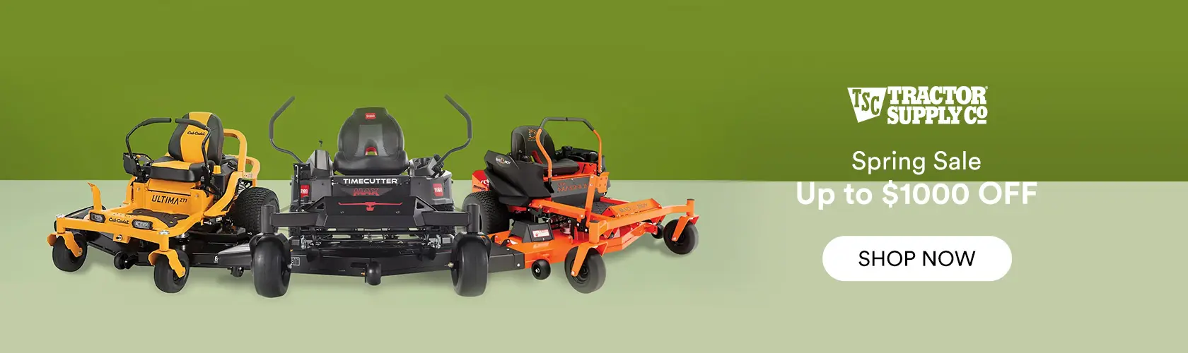Tractor Supply Company: Spring Sale Up to $1000 OFF