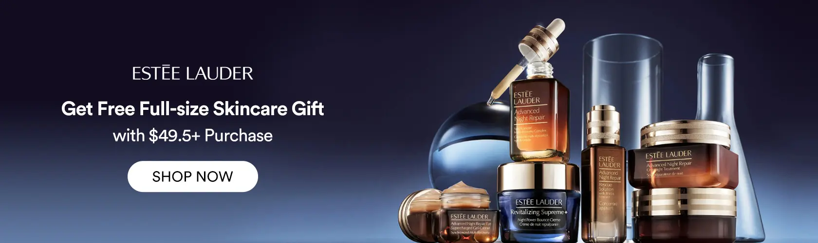 Estee Lauder: Get Free Full-size Skincare Gift with  $49.5+ Purchase