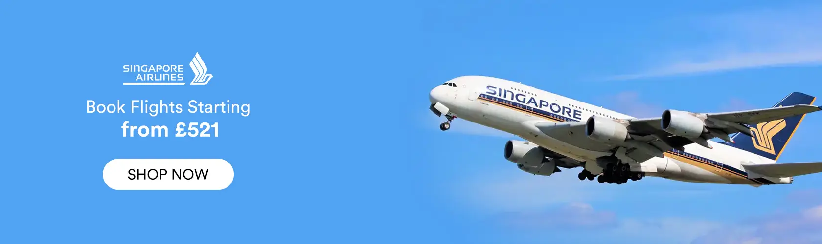 Singapore Airlines: Book Flights Starting from £521