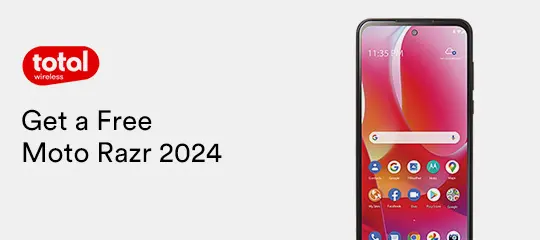 Total Wireless: Get a Free Moto Razr 2024